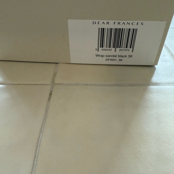 Dear Frances Black Women's Sandals - Picture 5 of 7